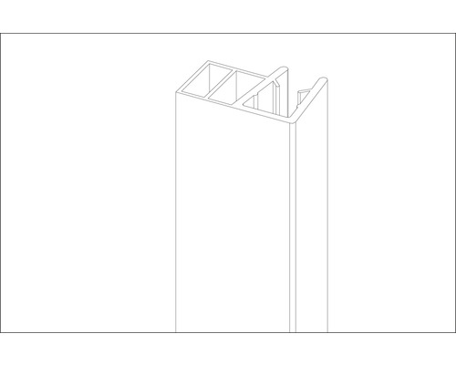 Plastový ukončovací profil pro pracovní desky