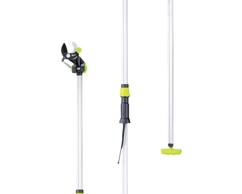 Systém nůžek na větve Wolf Garten Multi-Star s nůžkami na větve, prodlužovací tyčí a obrubníkem trávníku