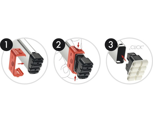 Návod k montáži příslušenství ve třech krocích