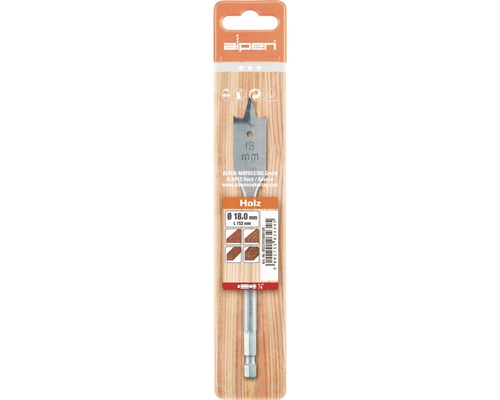 Šroubovací vrták do dřeva Alpen 18 milimetrů