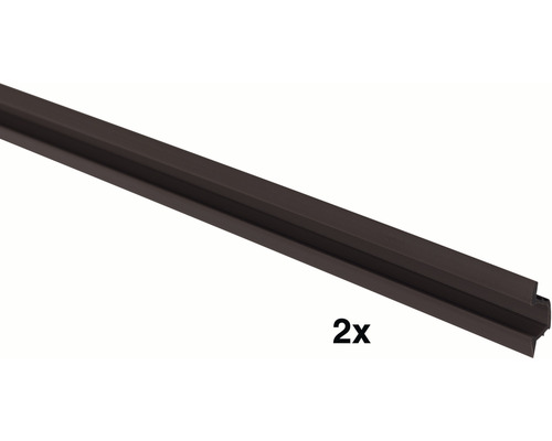 Dvě plastové vodicí lišty rolety