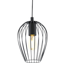 Závěsná lampa s drátěným pletivem a světelným zdrojem