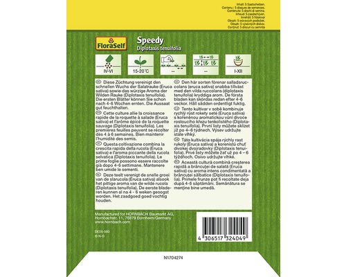 Balení výsevních disků Speedy Diplotaxis tenuifolia