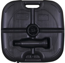 Plastový stojan na slunečník, prázdný