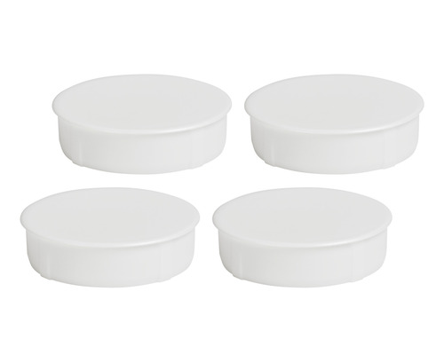 Čtyři plastové krytky trubek