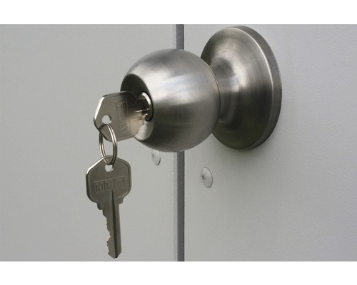 Koule dveří s klíčem v zámku