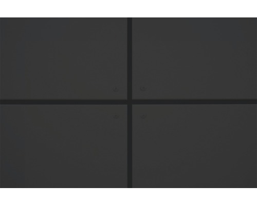 Detailní pohled na nábytkovou čelní stranu s rámovým vzhledem