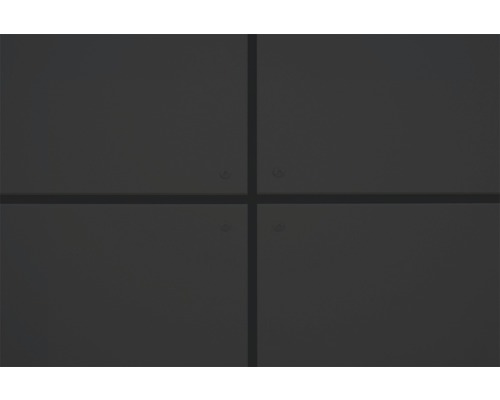 Detail čtyř panelů se spárami