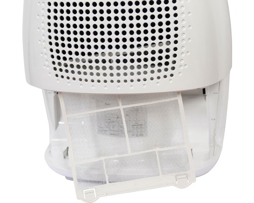 Odvlhčovač vzduchu s vytaženým vzduchovým filtrem