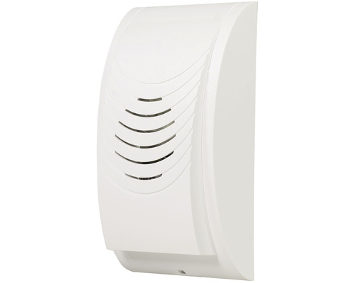 Bíly bezdrátový zvonek pro vnitřní použití