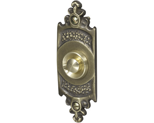 Kovový zvonek s květinovým vzorem