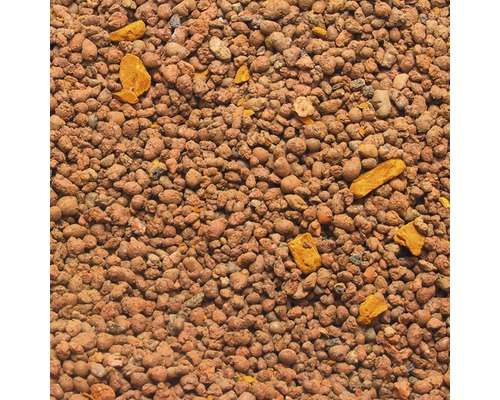 Detailní pohled na jílové granule pro rostliny