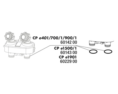 Tělo ventilu a těsnicí kroužky