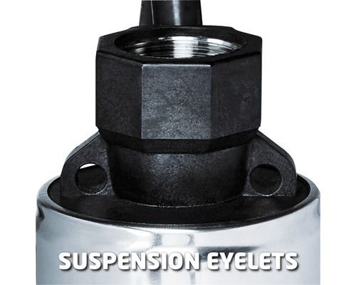 Detailní pohled na závěsné oko