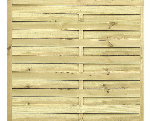 Dřevěný plotový díl s vodorovnými prkny