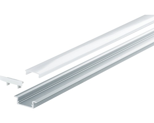 LED profil s krytem a koncovkou