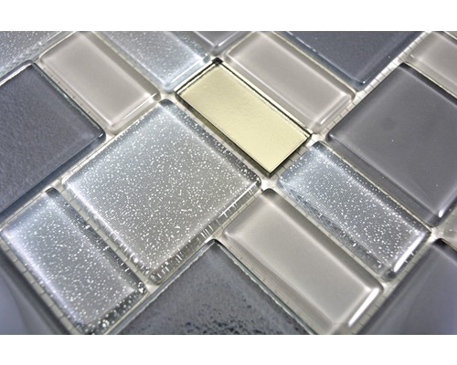 Detail skleněných mozaikových dlaždic