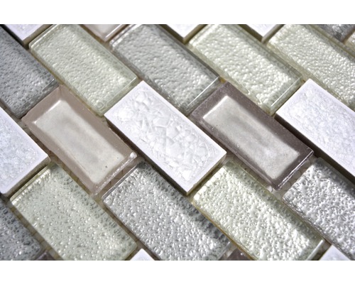 Skleněné mozaikové dlaždice obdélníkového tvaru