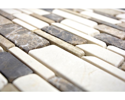 Mozaikové dlaždice z kamene, detailní záběr