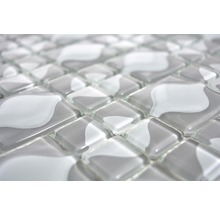 Skleněná mozaika WAVY 15 30x30 cm šedá-thumb-2
