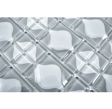 Skleněná mozaika WAVY 15 30x30 cm šedá-thumb-4