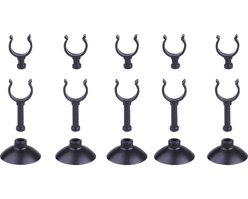 Deset držáků s přísavkou pro akvarijní příslušenství