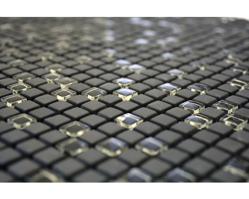 Mozaikové dlaždice se čtvercovými, matnými a lesklými povrchy