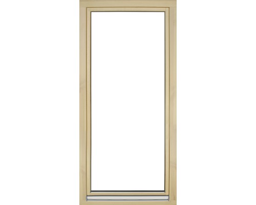 Dřevěný rám okna s hliníkovým okenním parapetem