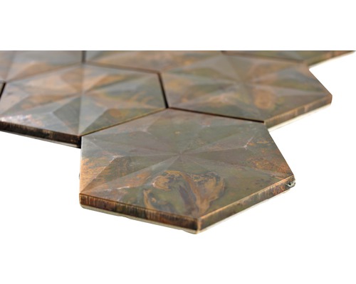 Šestiúhelníkové obkládačky s trojrozměrným vzorem