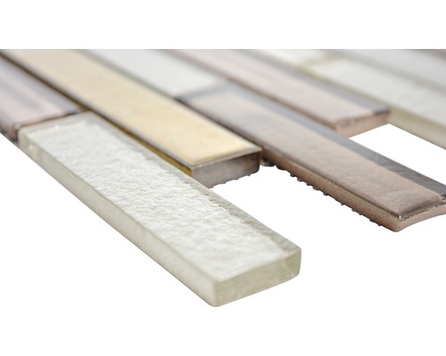 Mozaiková skleněná dlaždice ve tvaru tyčinky