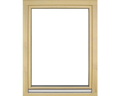 Dřevěný rám okna s hliníkovým parapetem