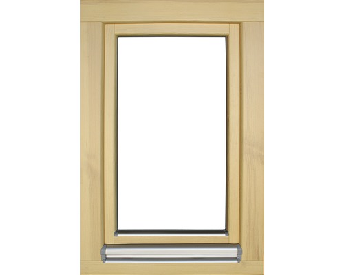 Dřevěné okno s hliníkovou okapnicí