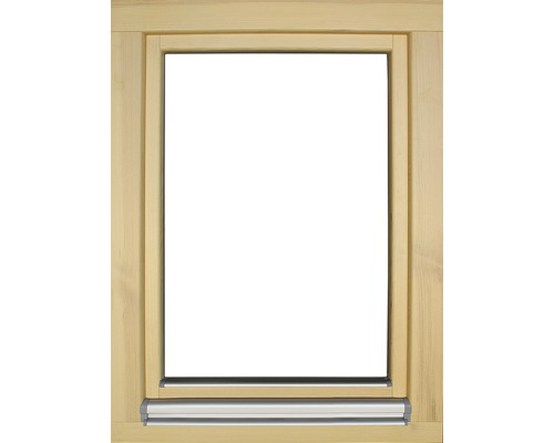 Dřevěný rám okna se sítí proti hmyzu