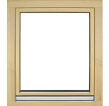 Dřevěné okno lakované borovice 90 x 100 cm pravé trojsklo-thumb-1