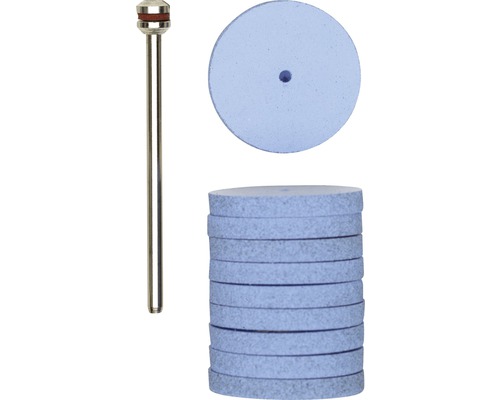 Sada brusných kotoučů s trnem pro broušení