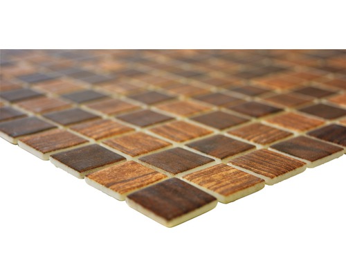 Mozaiková dlaždice ze dřeva