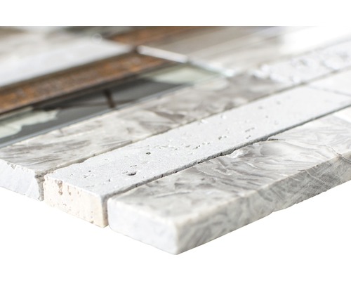 Mozaika z mramoru, přírodního kamene a skla