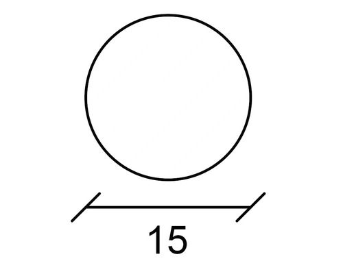 Symbol pro průměr 15 milimetrů