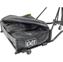 Černá úložná taška s logem Exit Toys na rolovacím rámu