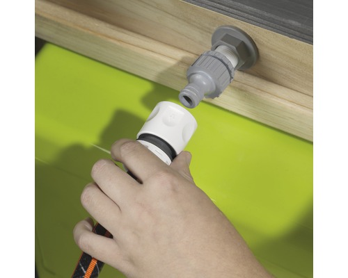 Připojení zahradní hadice k zavlažovacímu systému