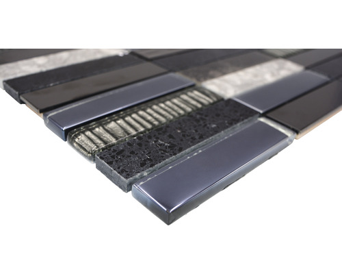 Mozaiková dlaždice ze skla a kamene