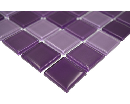 Čtvercová mozaiková dlaždice ze skla