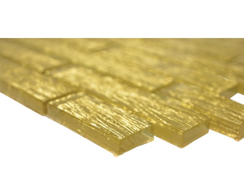 Skleněná mozaiková dlaždice podlouhlého tvaru