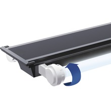 Detailní záběr svítidla s otočným mechanismem