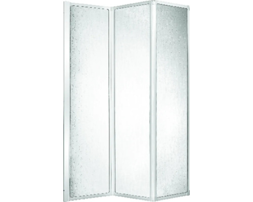 Třídílná skleněná sprchová zástěna
