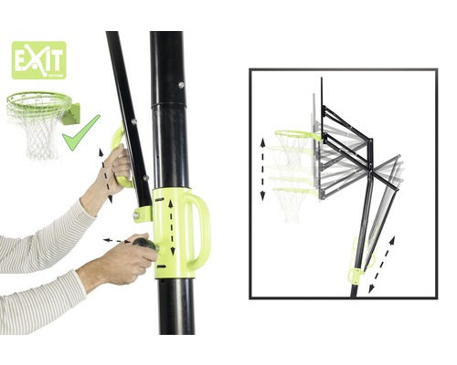 Basketbalový koš s nastavitelnou výškou