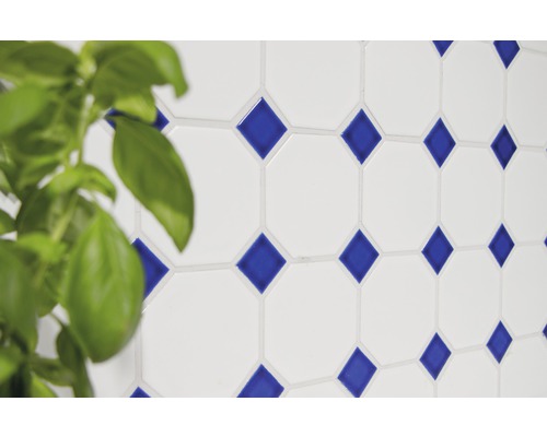 Obkládačky s osmiúhelníkovým vzorem a kosočtverci