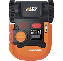 Pohled shora na robotickou sekačku Worx Landroid M