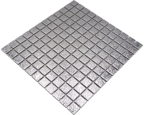 Čtvercová mozaiková dlaždice z kovu