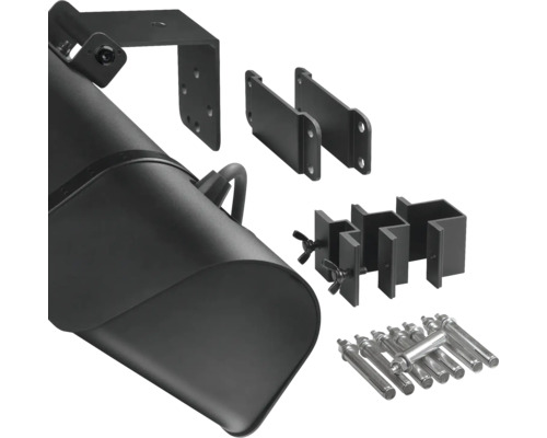 Upevňovací sada pro markýzu, včetně držáků a šroubů